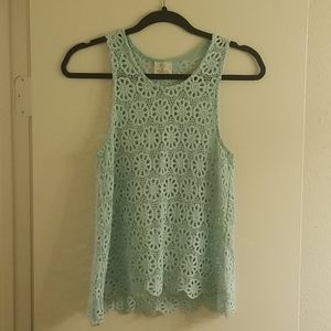 Flower Crochet Tank Top